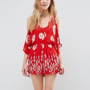 Band of Gypsies Floral Romper